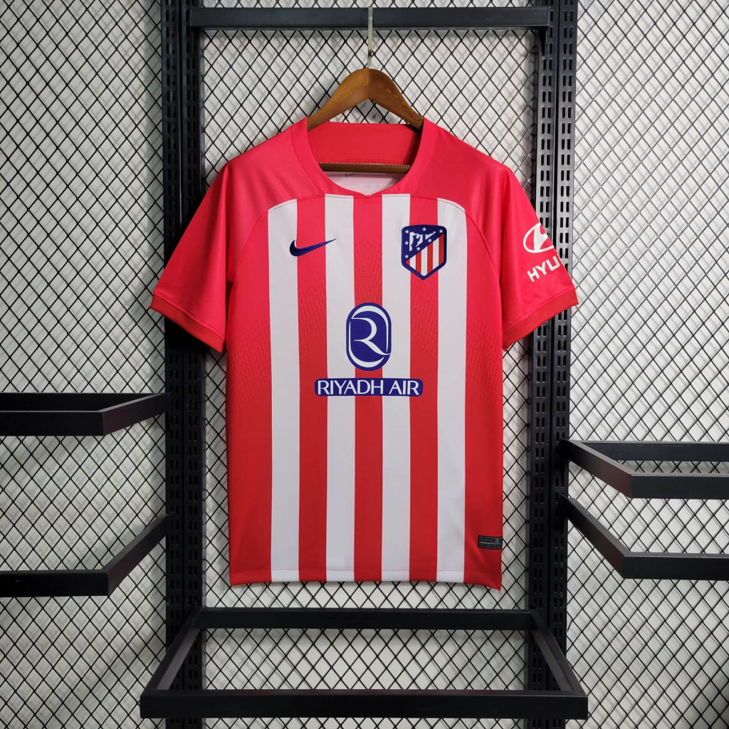 Atletico Madrid 23-24 Home Stadium Jersey - Fans Version